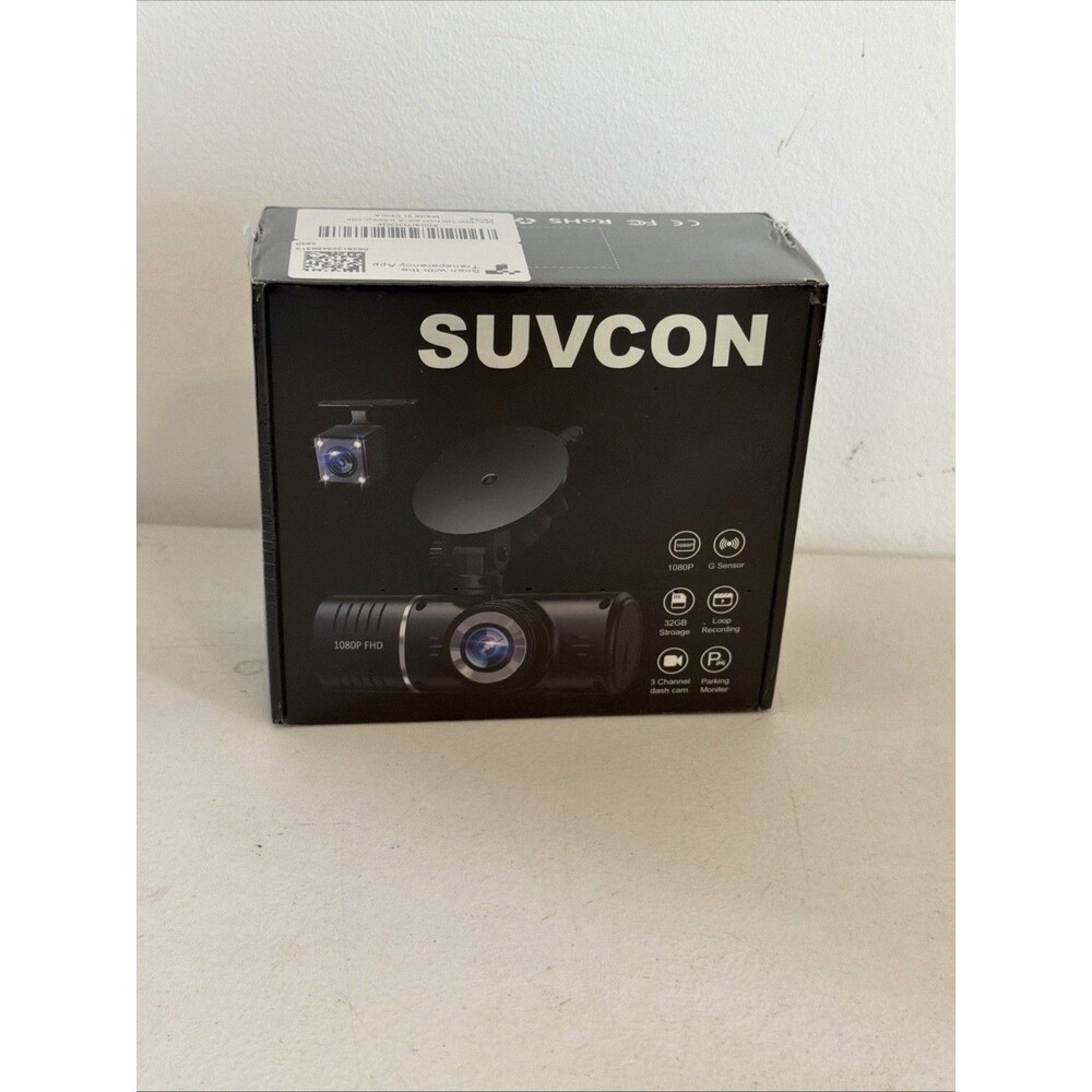 SUVCON 3CH Dash Camera w/ 32GB Memory Card (E10049545)